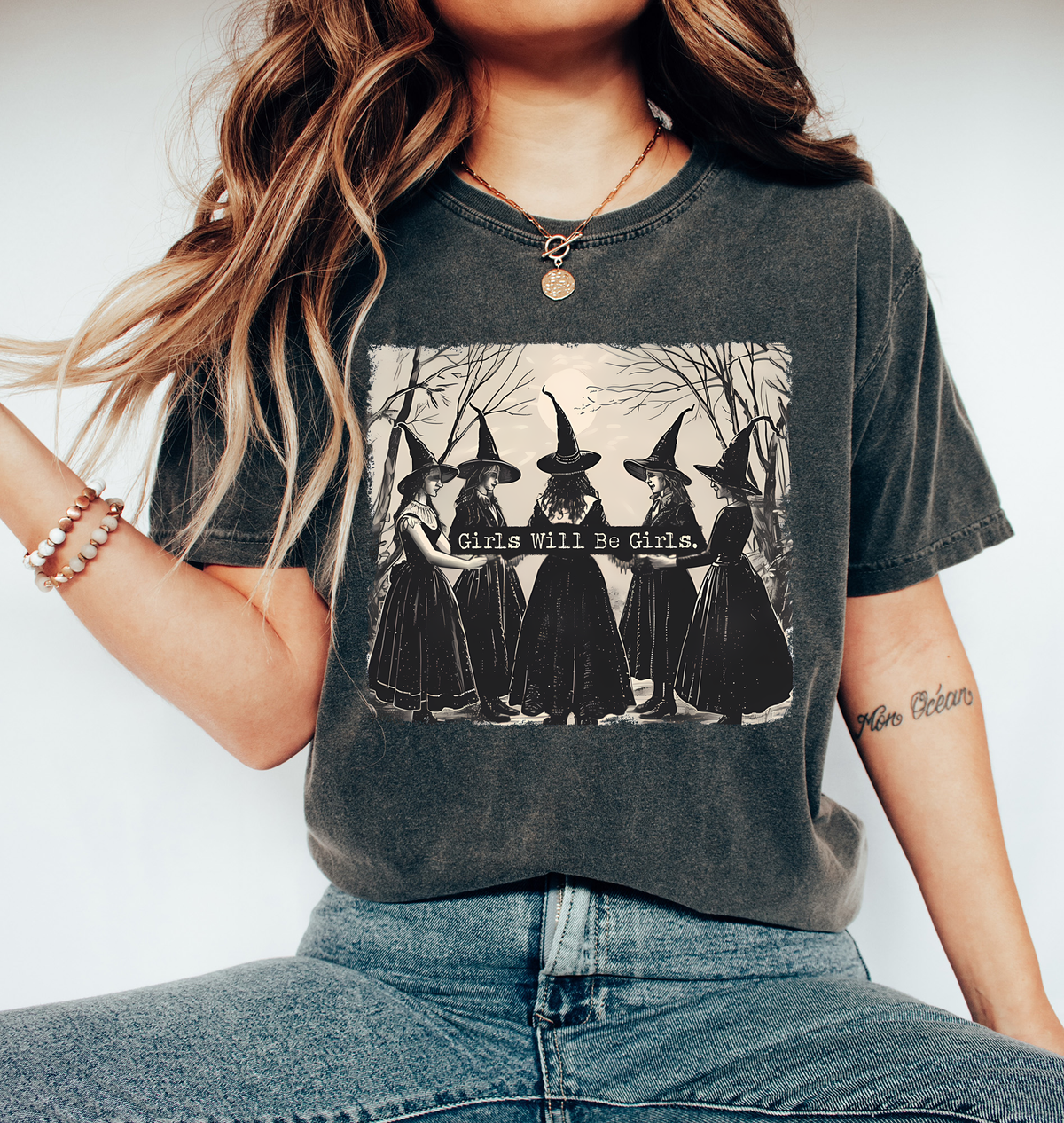 Girls will be Girls witch Shirt Halloween Shirt