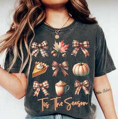 Coquette Fall Shirt Thanksgiving Pumpkin Spice shirt, Trendy fall shirt, Pumpkin spice shirt, Coquette Autumn shirt Aesthetic