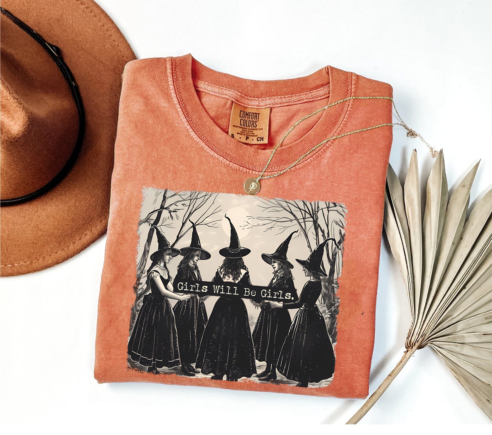 Girls will be Girls witch Shirt Halloween Shirt